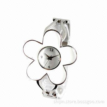 Hot selling flower wrist watch for women